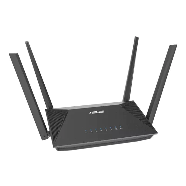 ASUS RT-AX52 (AX1800) Dual Band WiFi 6 Extendable Router; Instant Guard; Parental Control Scheduling; Built-in VPN; AiMesh Compa