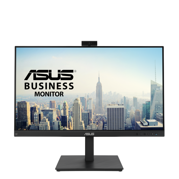 ASUS 27” 1080P Video Conference Monitor (BE279QSK) - Full HD| IPS| Built-in Adjustable 2MP Webcam| Mic Array| Speakers| Eye Care