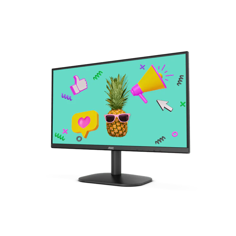 AOC 21.5'' Flicker Free Monitor; 1920x1080 (FHD); VESA; HDMI; ultra thin