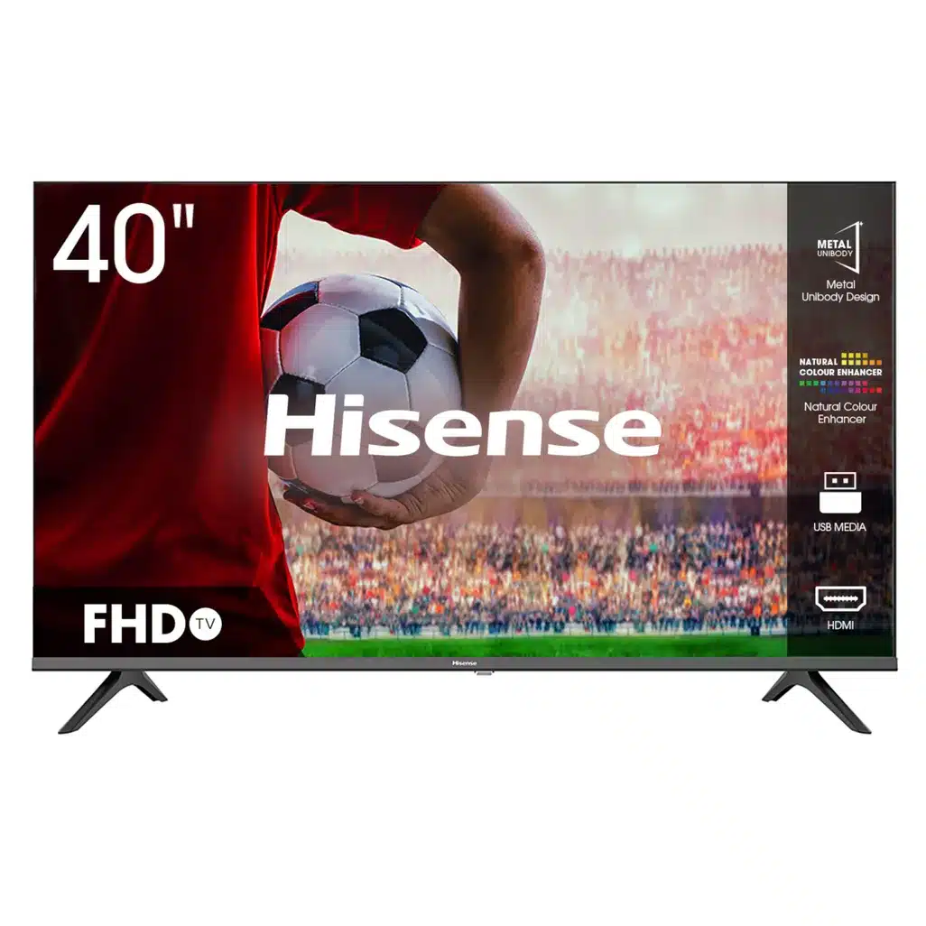 Hisense 40'' Full HD TV; USB Media Player; HDMI; DVB-T2