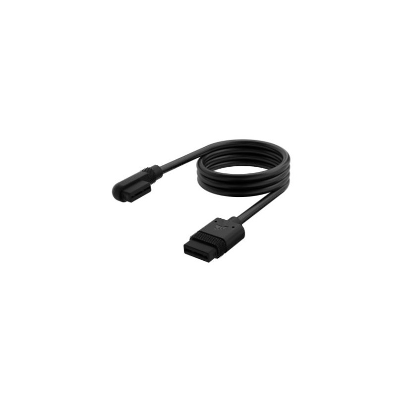 CORSAIR iCUE LINK Cable; 1x 600mm with Straight/Slim 90° connectors; Black