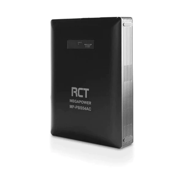 RCT MEGAPOWER S 54000mAh AC Lithium Power Bank; 2 x 230V AC Outlet; 2.4A USB Type A and 1 x 3A USB Type C with PD support