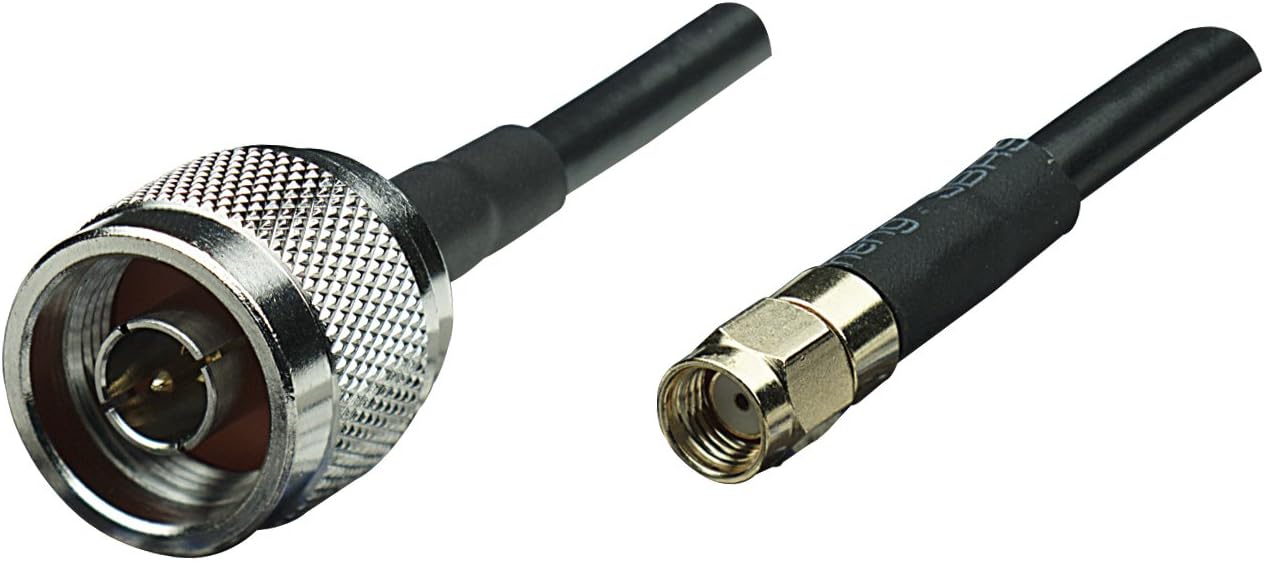 Intellinet Antenna Cable CFD200 N Type Male Connector and RP SMA Female Connector