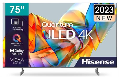 Hisense 75 Inch Class U6K Series Quantum ULED 4K UHD Smart TV