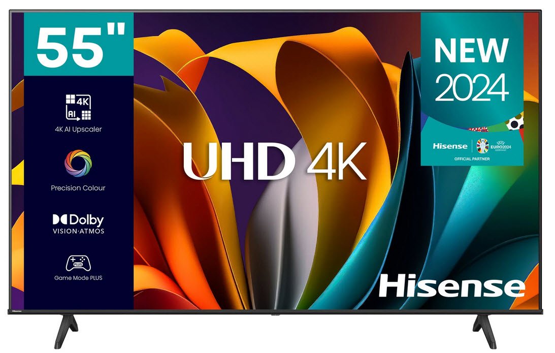 Hisense 55 inch A6N Series Direct LED UHD Smart TV