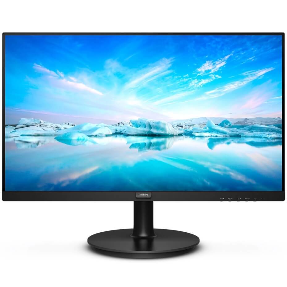 Philips  Monitor |21.5 inch|VA Panel 1920x1080 100Hz|VGA|HDMI|Flicker Free|Low Blue Mode|Cables