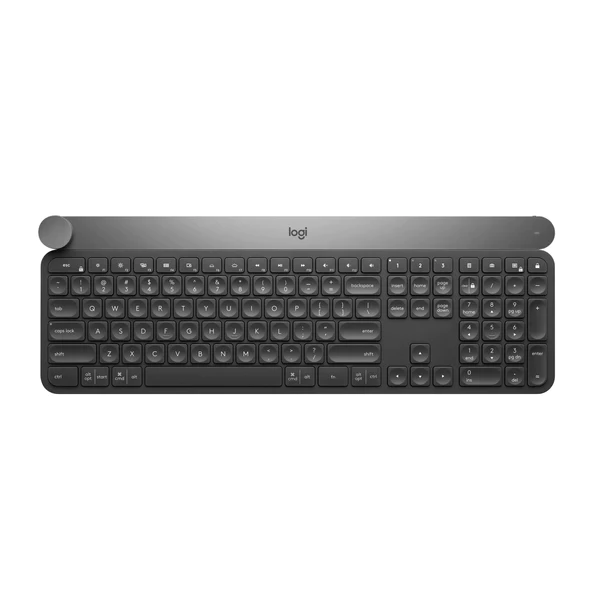 Logitech Wireless Keyboard Craft Advanced Keyboard with creative input 25 fully programmable G-keys Programmable mini joystick 2