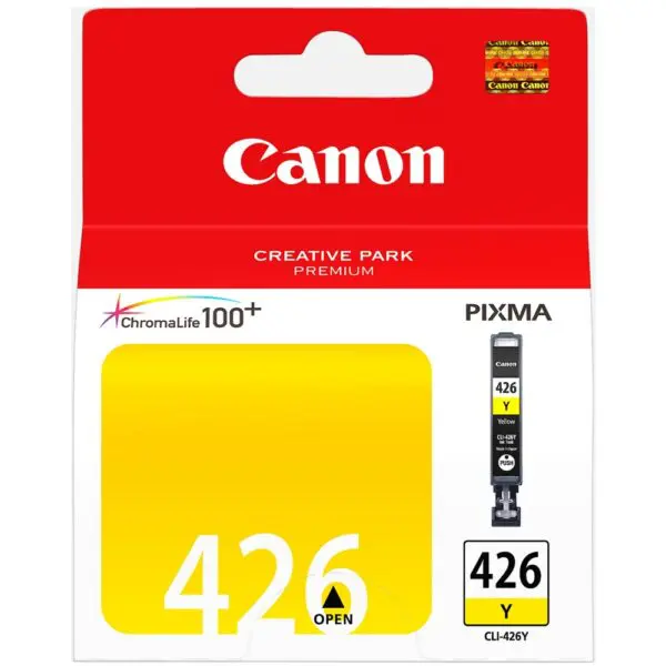 CANON CLI-426 YELLOW CARTRIDGE (PIXMA IP4943) - 446 pages @ 5%