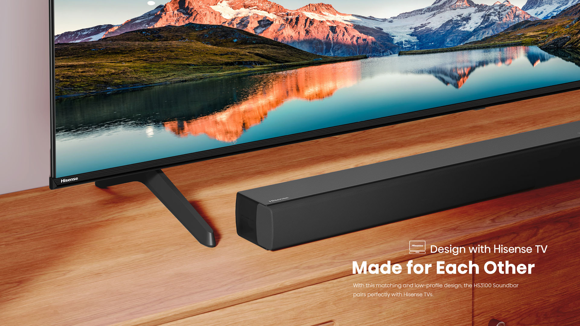 Hisense HS3100 3.1 Channel 480W Soundbar with Subwoofer