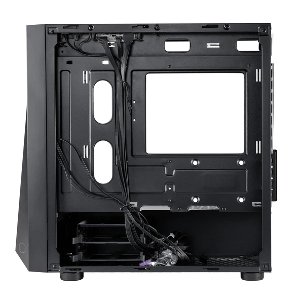 CM Case CMP320; MATX Mesh Geode panel; 2 x 120mm ARGB fans; expansive cooling. 