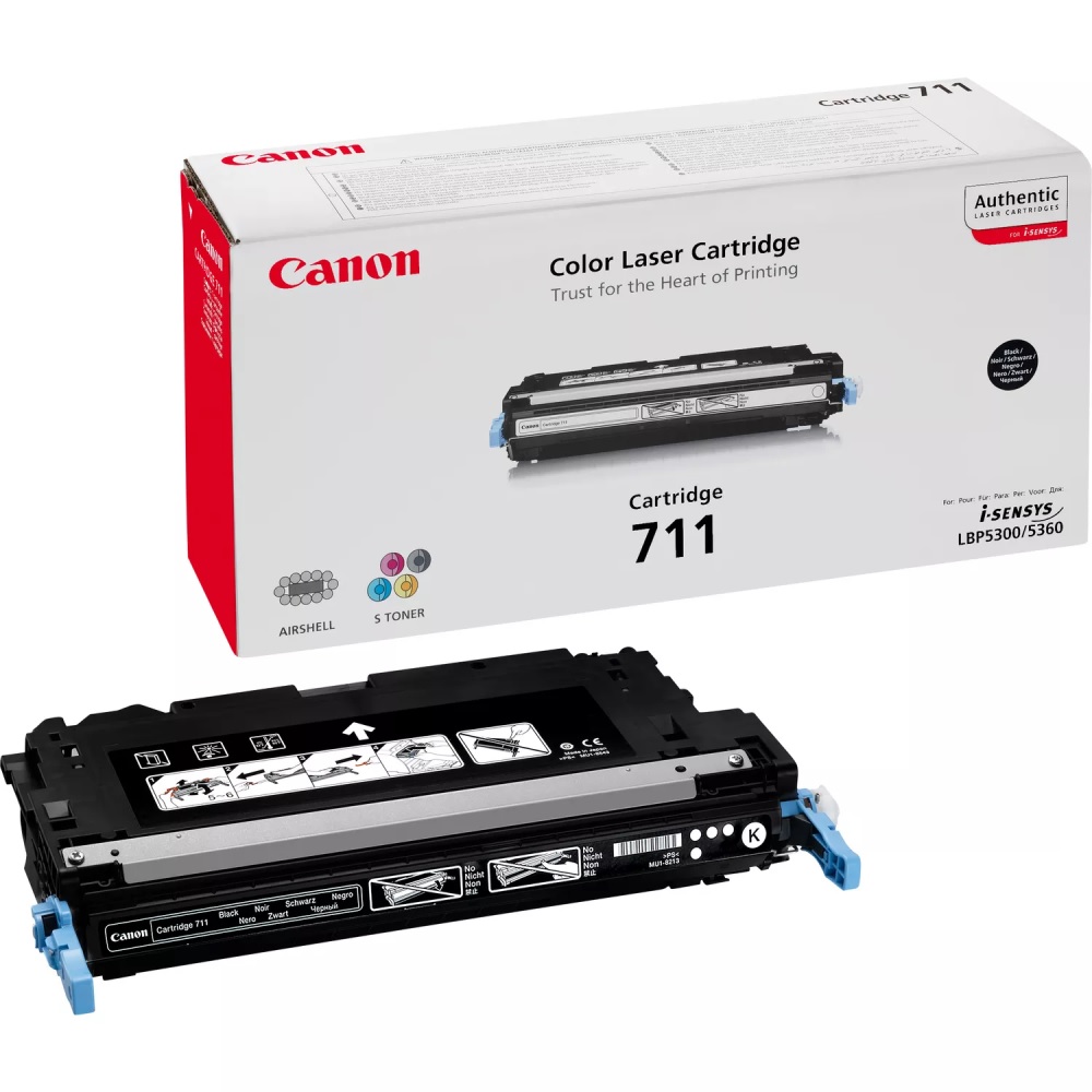 CANON 711 BLACK CARTRIDGE - 6000 pages @ 5%