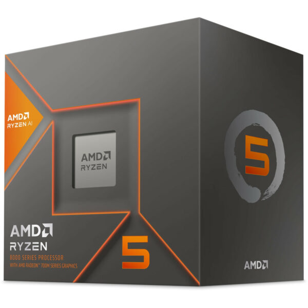 AMD Ryzen™ 5 8600 G-Series Desktop Processor with Radeon™ Graphics (5.0GHz; 22MB; 65W; AM5)