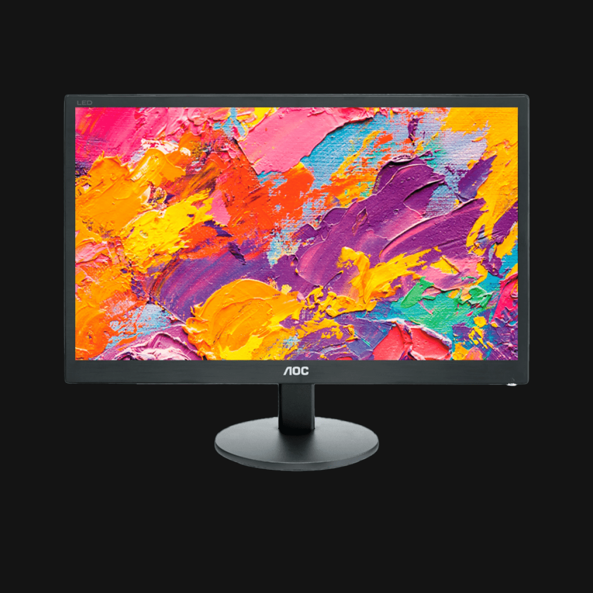 AOC monitor Monitor 18.5'' TN Panel; 1366x768; 16.7 Million colours; VGA; VESA 100x100; Internal Power Supply; 4 Year carry in w