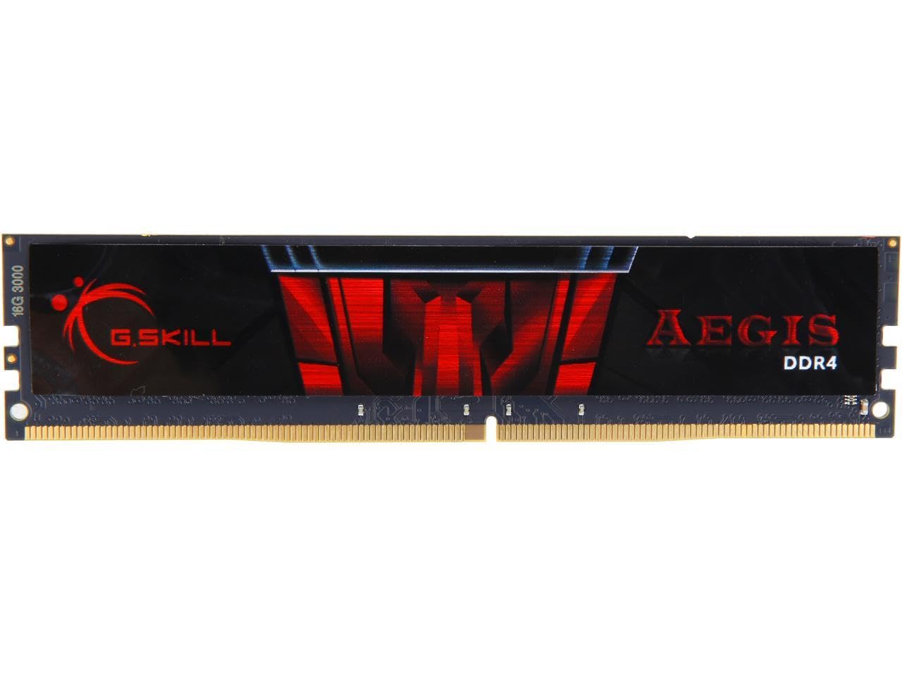 G.Skill Aegis DDR4-3000MHz CL16-18-18-38 1.35V 16GB (1x16GB)