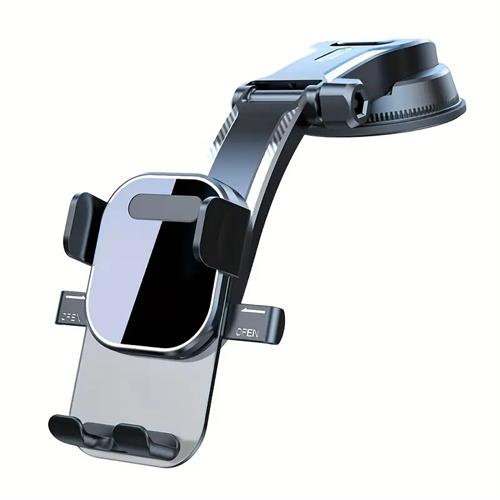 Ezra Mobile Phone Stand with Suction Cup Mount With Lowered Extended Arm