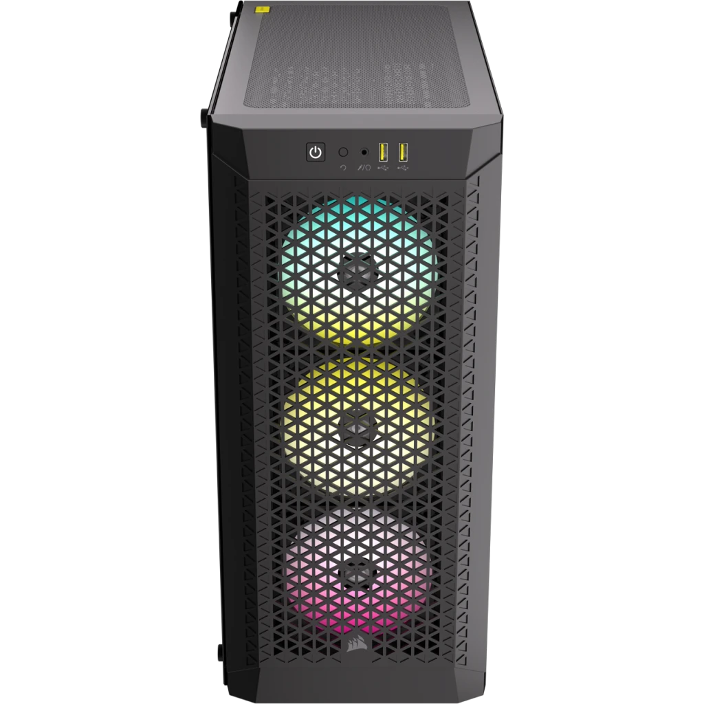 480T RGB Airflow Tempered Glass Mid-Tower| Black. 