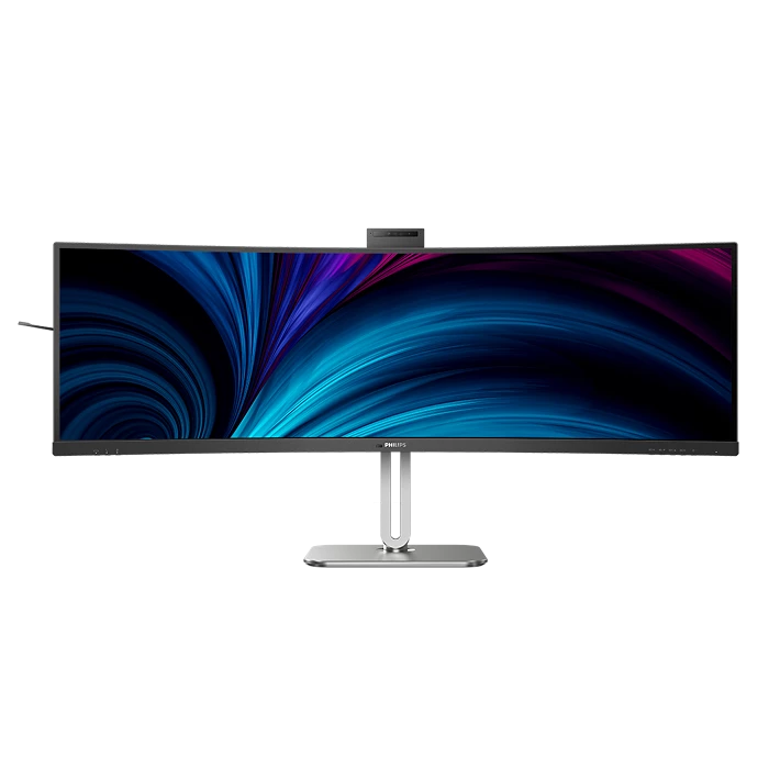 Philips Monitor |Curved 49 inch|VA Dual QHD 5120 x 1440 75hz|USB-C 100w HDMI DP| RJ45|Speaker+Mic|Camera|USB 3.2|Adaptive sync