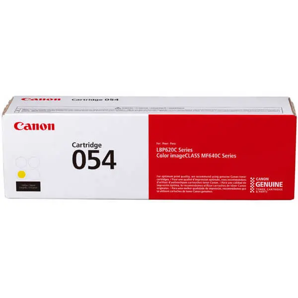Cartridge 054 Y (LBP 61x Series;MF63x;MF64X Series = Approx 1200 pages)