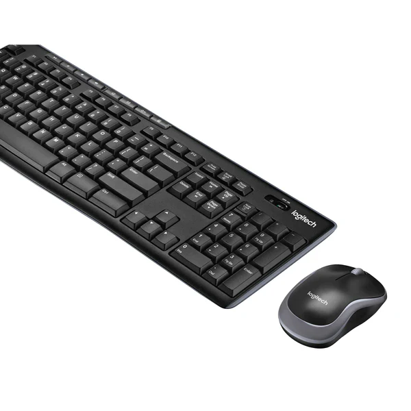 Logitech Wireless Keyboard and Mouse Combo MK270 Nano USB receiver Full size spill resistant keyboard 2 4GHz with a 10m range co