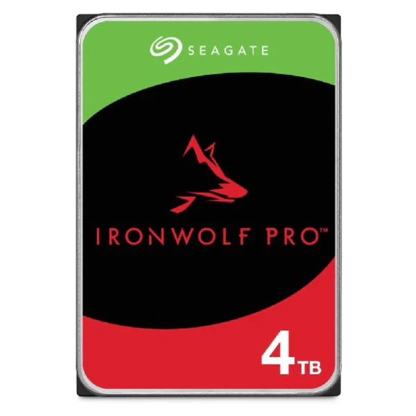 Seagate Ironwolf Pro ST4000NT001 4TB 3.5'' HDD NAS Drives 7200 RPM; SATA 6GB/s Interface; 256MB Cache;550TB/Year; Unlimited Bays
