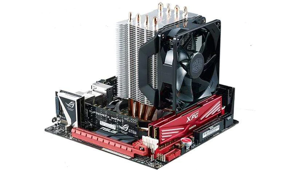 CM Cooler H411 Compact Air Tower; 92mm White LED Fan; 4 Heat Pipes. 