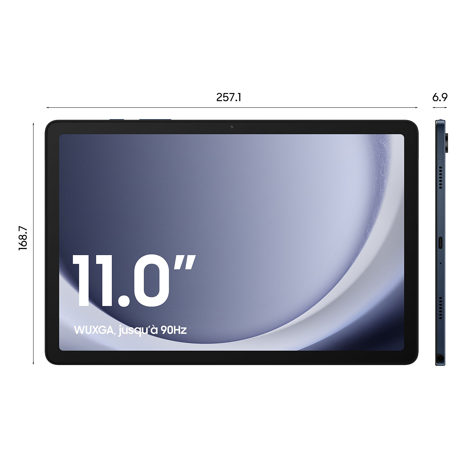 Galaxy Tab A9+ 5G; 11'' TFT LCD 1920 x 1200; 90Hz; 4+64GB; Expandable Storage (MicroSD); Nano Single Sim; 5G; Bluetooth; WIFI; 8