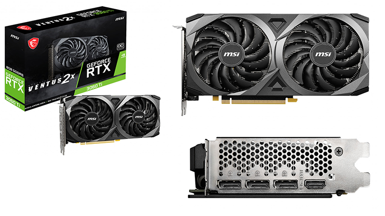 MSI Nvidia GeForce RTX 3070 Ti GAMING X TRIO 8G Graphics Card