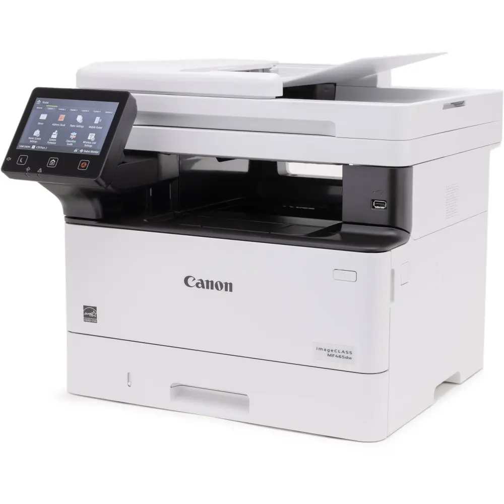MF465DW Personal/small workgroup;Print/Scan/Copy/Fax.  40 ppm.2 sided ADF.1200x1 200dpi.Duplex; 5'' Colour Touch Screen;Scan