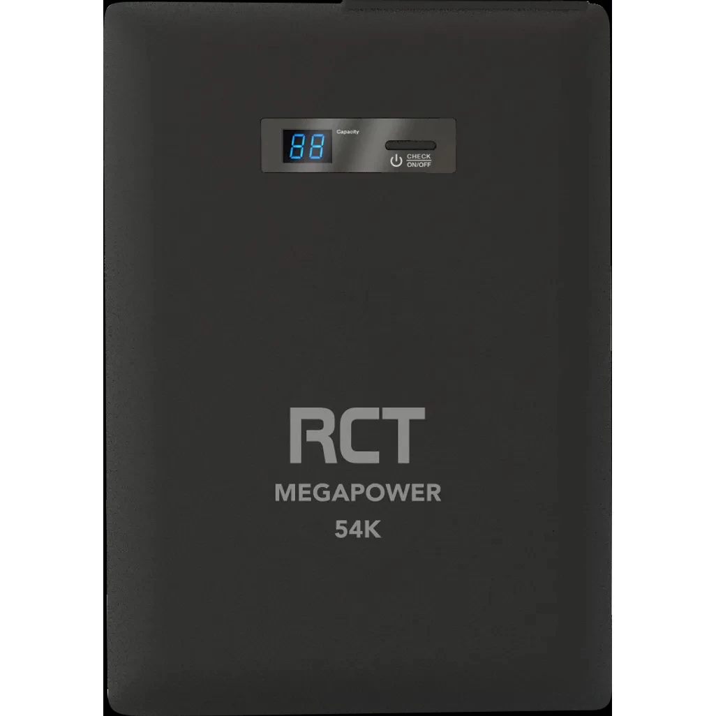 RCT MegaPower Lithium UPS  54000 mAh 250W; 2 x 230V AC Outlet; 2 x 2.4A USB Type A; 1 x 3A USB Type C PD