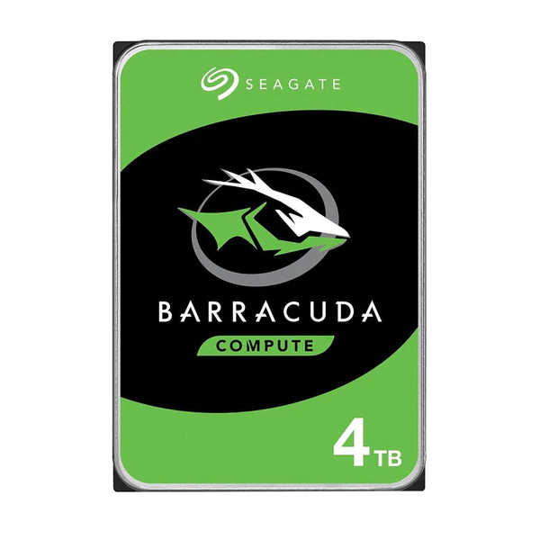 Seagate Barracuda 4TB; 3.5'' Internal; SATA 6GB/s; RPM 5400; 256MB Cache