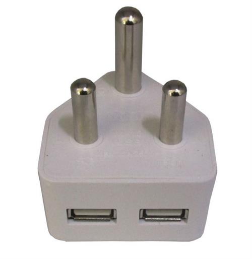 Unique Dual Usb Pluptop Charger with 2x2.1a Ports