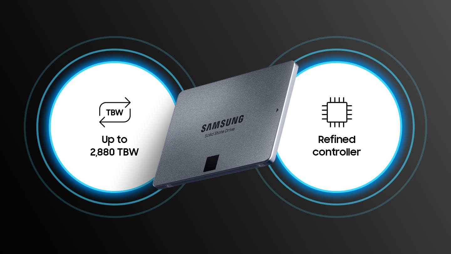 SAMSUNG MZ-77Q1T0BW 1TB 870QVO 2.5'' SSD