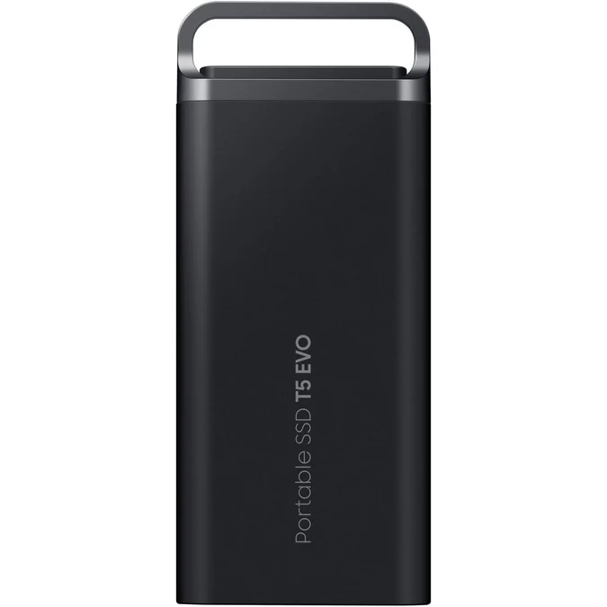 Samsung T5 EVO Portable SSD 8TB; Transfer speed up to 460 MB/s; USB 3.2 (Gen1; 5Gbps) backwards compatible; AES 256-bit hardware