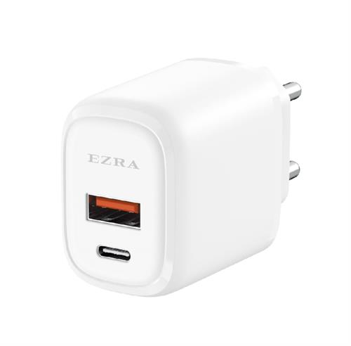 Ezra UsbA And TypeC Dual Output Port 20w Fast Charger