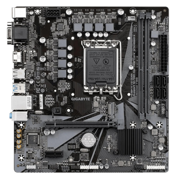 GIGABYTE Intel® H610 Chipset for LGA 1700; 2x DDR4; 1x M2; D-Sub/HDMI; mATX