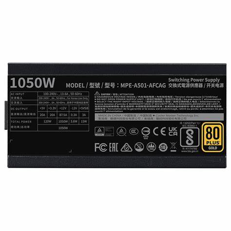 CM PSU MWE Gold 1050 - V2 Full Modular