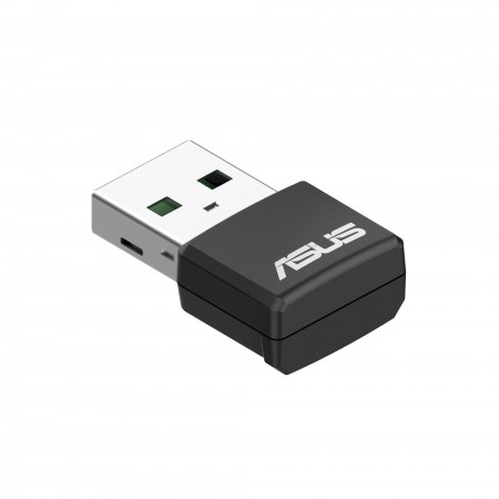 ASUS USB-AX55 Nano Dual Band Wireless AX1800 USB Adapter; Smallest WiFi 6 adapter; WPA3; MU-MIMO