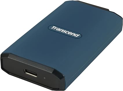 TRANSCEND 2TB ESD410C USB3.2 TYPE C (USB 20Gbps) & A IPX5 Water Resistant & Rugged PORTABLE SSD. R/W up to 2000MB/s 