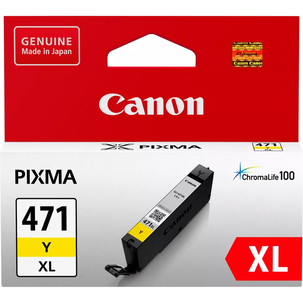 CANON CLI-471XL CYAN CARTRIDGE - 665 pages @ 5%