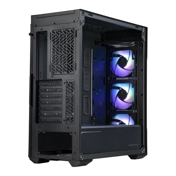 CM Case TD500 V2ATX; Mesh Black with Diamond Cut Design;Windowed; 3x 120mm RGB Fans