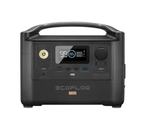 ECOFLOW RIVER PRO Portable Power Station - 720Wh Battery - 600W output; 200W Solar; International  Socket