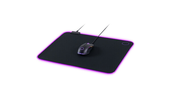 CM KB MP750 Large Flexible RGB Mousepad; Smooth Surface; Thick RGB borders; Water Repellent Coating