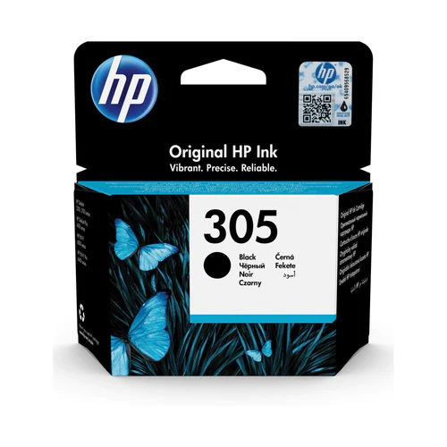 HP 305 Black Original Ink Cartridge;~120 pages