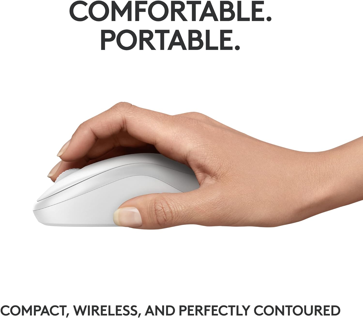 Logitech M240 Silent Bluetooth Mouse - OFF WHITE - 2.4GHZ/BT - N/A - EMEA-808 - RETAIL OFFLINE BOX