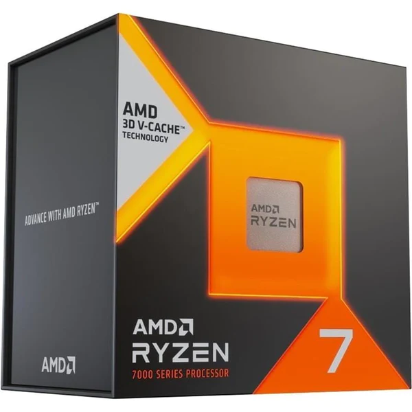 AMD Ryzen 7 7800X3D 5nm SKT AM5 CPU; 8 Core/16 Thread Base Clock 4.2GHz; Max Boost Clock 5.0GHz 40MB Cache; Radeon Graphics; No 