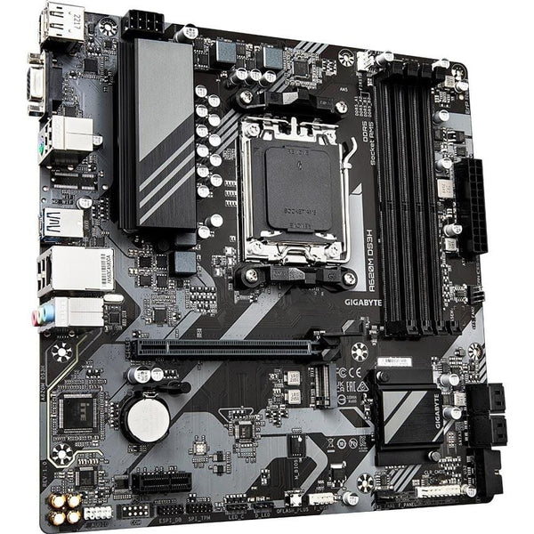 GIGABYTE AMD A620 Chipset for AMD AM5; 2x Dual DDR5; 1x M2; 1x HDMI; DP; VGA. 