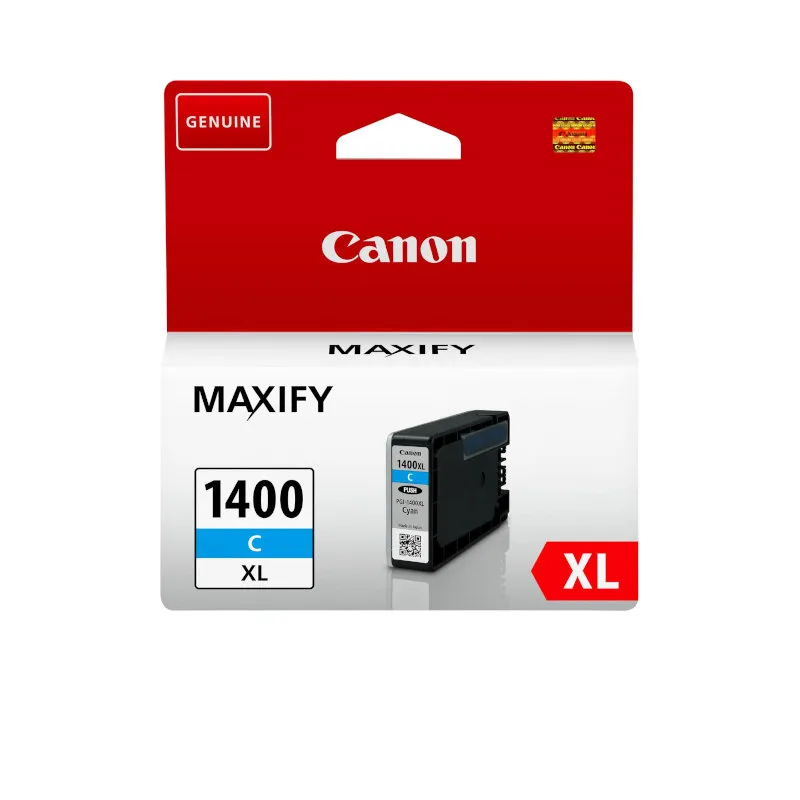 CANON PGI-1400XL CYAN INK CART - MAXIFY - 900 pages @ 5%