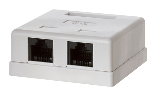 Netix RJ45 double surface mount box