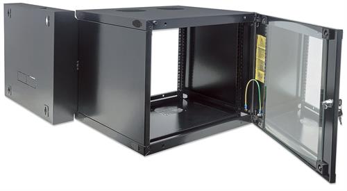 Intellinet 19 Inch Double Section 9u Wall Mount Cabinet