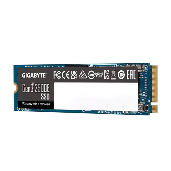 Gigabyte NVMe SSD 500GB - PCIe3 -  Read 2300 MB/s; Write 1500MB/s- 120TBW or 3 years warranty